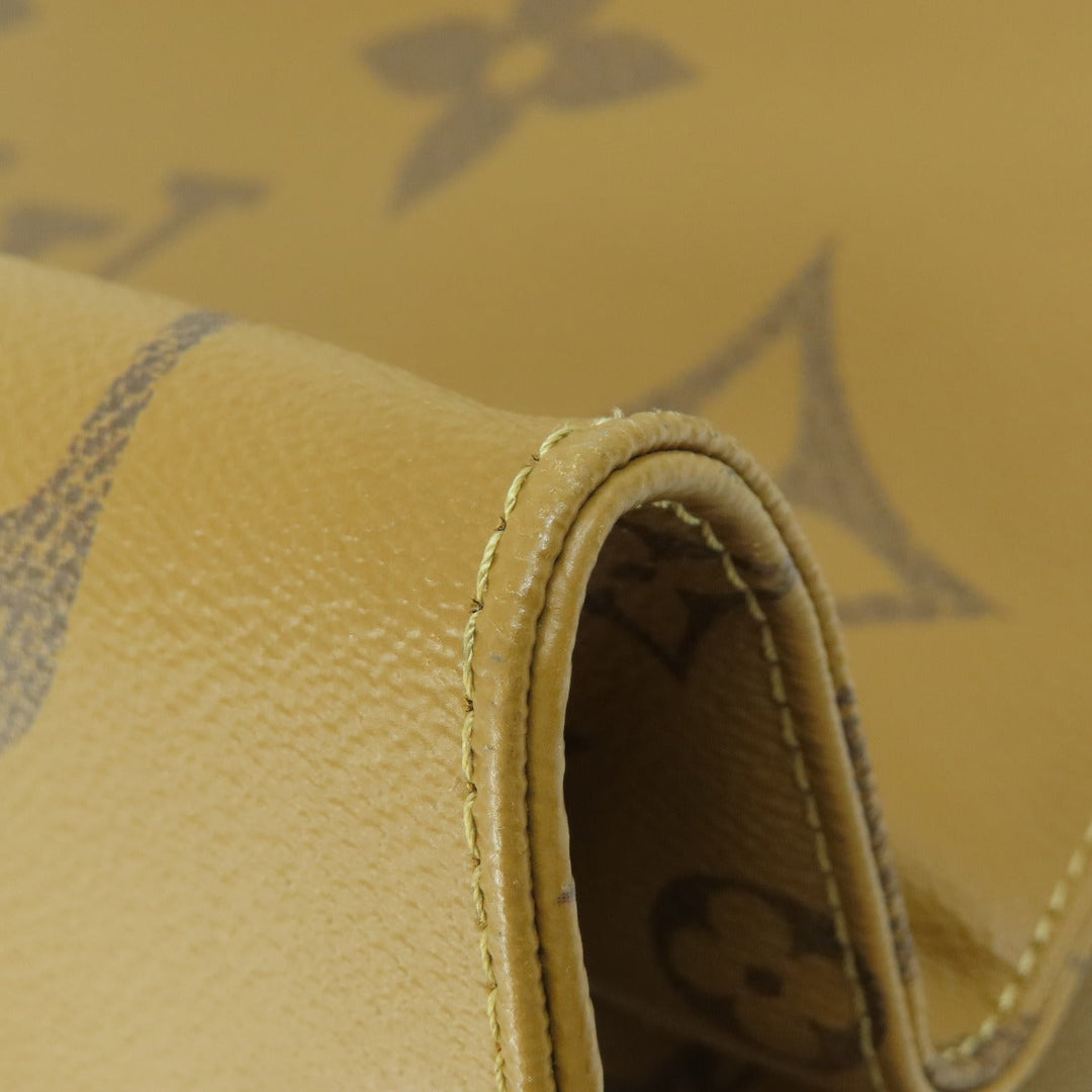 LOUIS VUITTON Tote Bag M44576 Monogram reverse Brown On the Go GM Giant Monogram Women Used Authentic