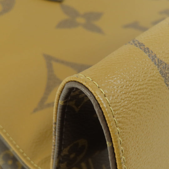 LOUIS VUITTON Tote Bag M44576 Monogram reverse Brown On the Go GM Giant Monogram Women Used Authentic