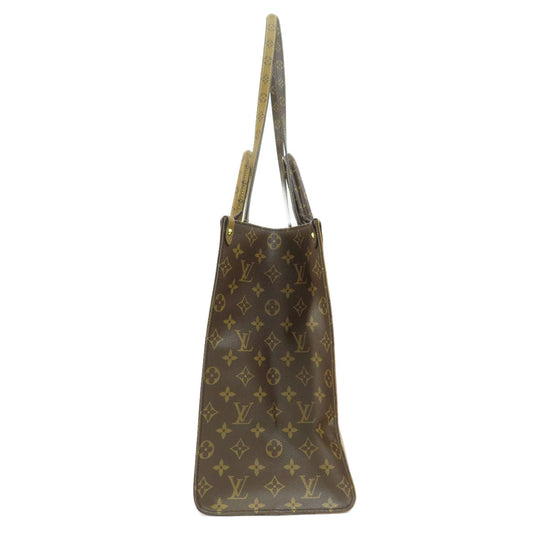 LOUIS VUITTON Tote Bag M44576 Monogram reverse Brown On the Go GM Giant Monogram Women Used Authentic