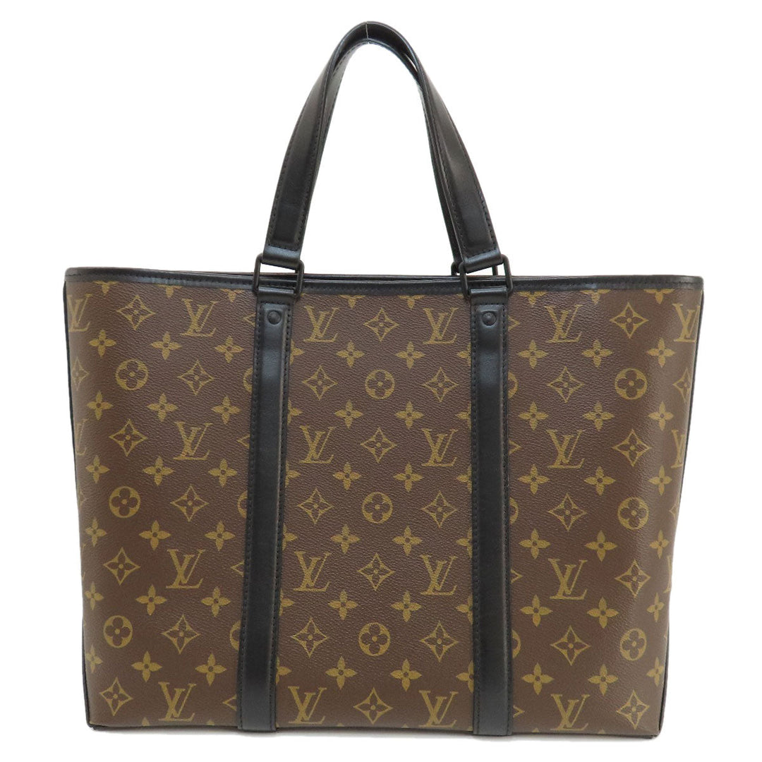 LOUIS VUITTON Tote Bag M45733 Monogram canvas Brown Weekend Tote GM Monogram mens Used Authentic