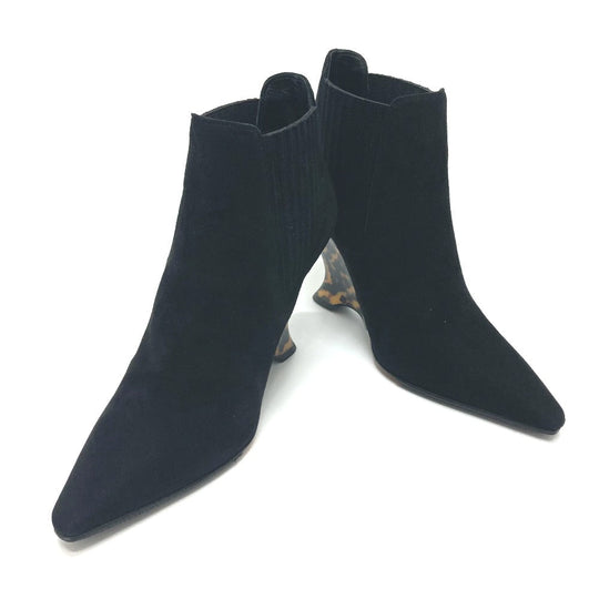 Dior boots Leather / suede black Side Gore Black Optic Women 36 Used Authentic