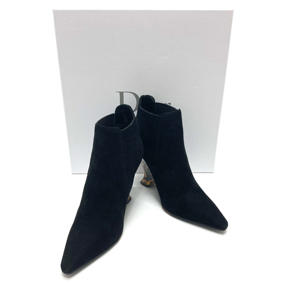 Dior boots Leather / suede black Side Gore Black Optic Women 36 Used Authentic