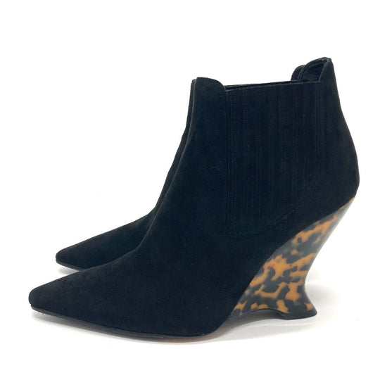 Dior boots Leather / suede black Side Gore Black Optic Women 36 Used Authentic