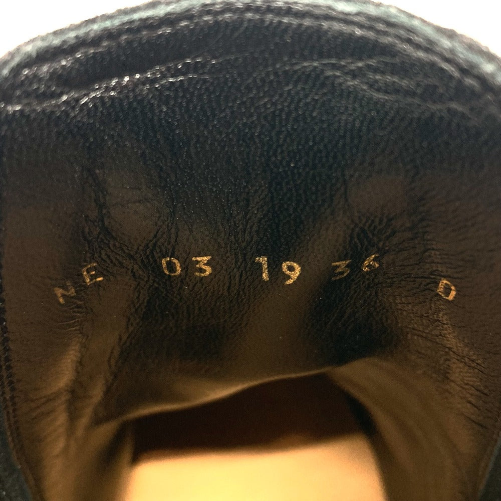 Dior boots Leather / suede black Side Gore Black Optic Women 36 Used Authentic