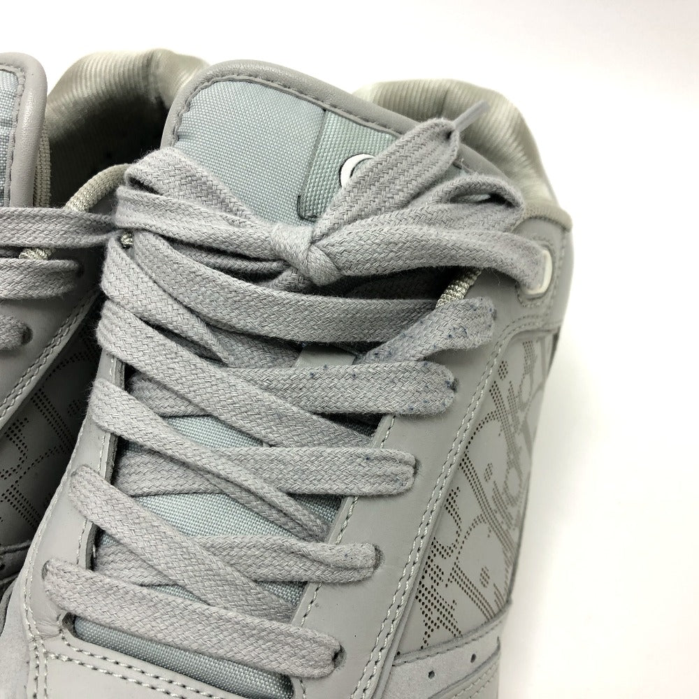 Dior sneakers 3SN242 leather gray Trotter Punching mens 44 Used Authentic