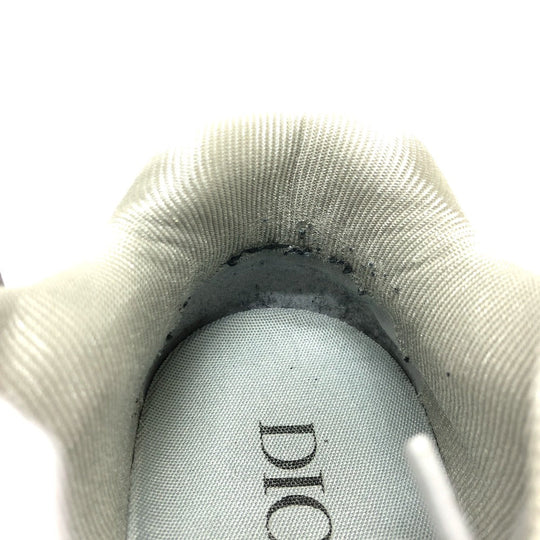 Dior sneakers 3SN242 leather gray Trotter Punching mens 44 Used Authentic