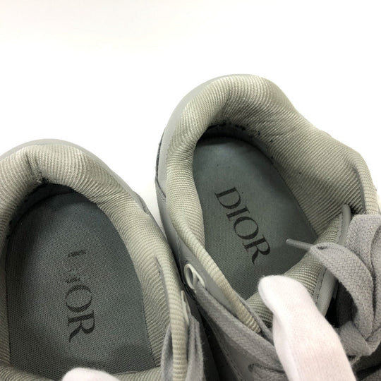 Dior sneakers 3SN242 leather gray Trotter Punching mens 44 Used Authentic