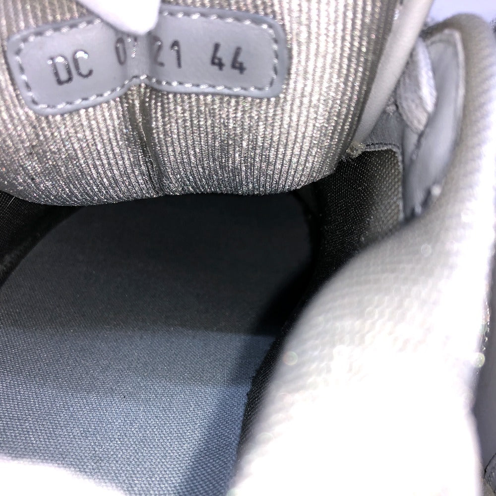 Dior sneakers 3SN242 leather gray Trotter Punching mens 44 Used Authentic