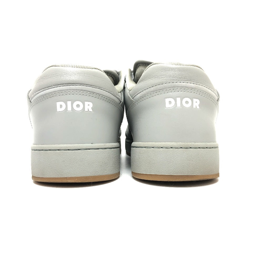 Dior sneakers 3SN242 leather gray Trotter Punching mens 44 Used Authentic