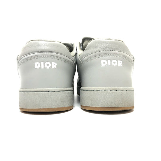 Dior sneakers 3SN242 leather gray Trotter Punching mens 44 Used Authentic