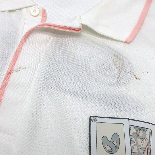 Dior Short sleeve polo shirt 143J833A0448 cotton white Logo embroidery KENNY SCHARF Kenny Scharf collaboration mens XXL Used Authentic