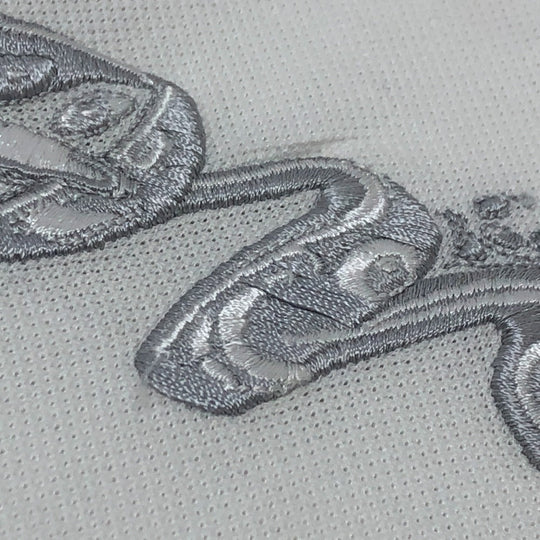 Dior Short sleeve polo shirt 143J833A0448 cotton white Logo embroidery KENNY SCHARF Kenny Scharf collaboration mens XXL Used Authentic
