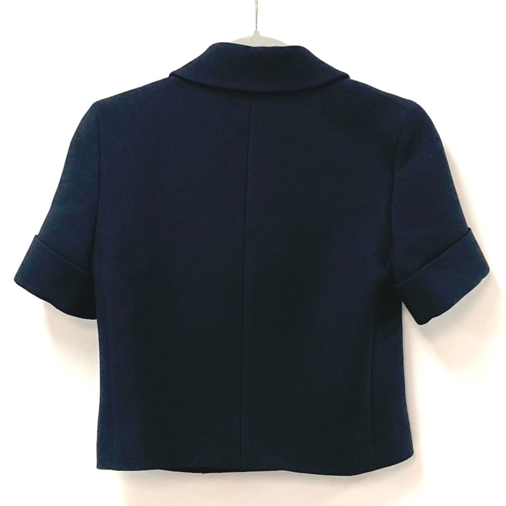 Dior Jacket 221V23A1162 wool black 2022 model tailored Women 34     Used Authentic