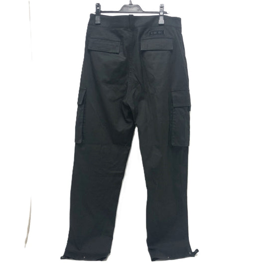 Dior Pants 013C101A3866 cotton black Logo patch mens 48 Used Authentic