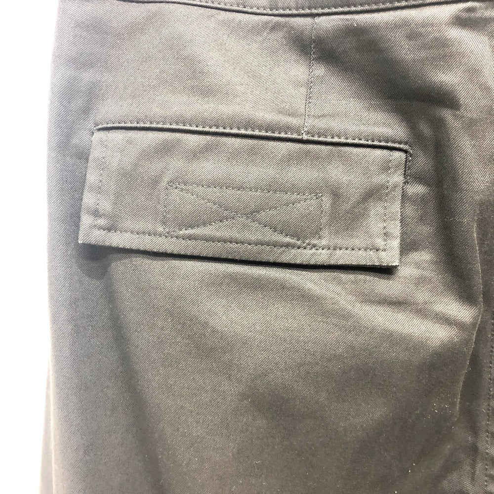Dior Pants 013C101A3866 cotton black Logo patch mens 48 Used Authentic