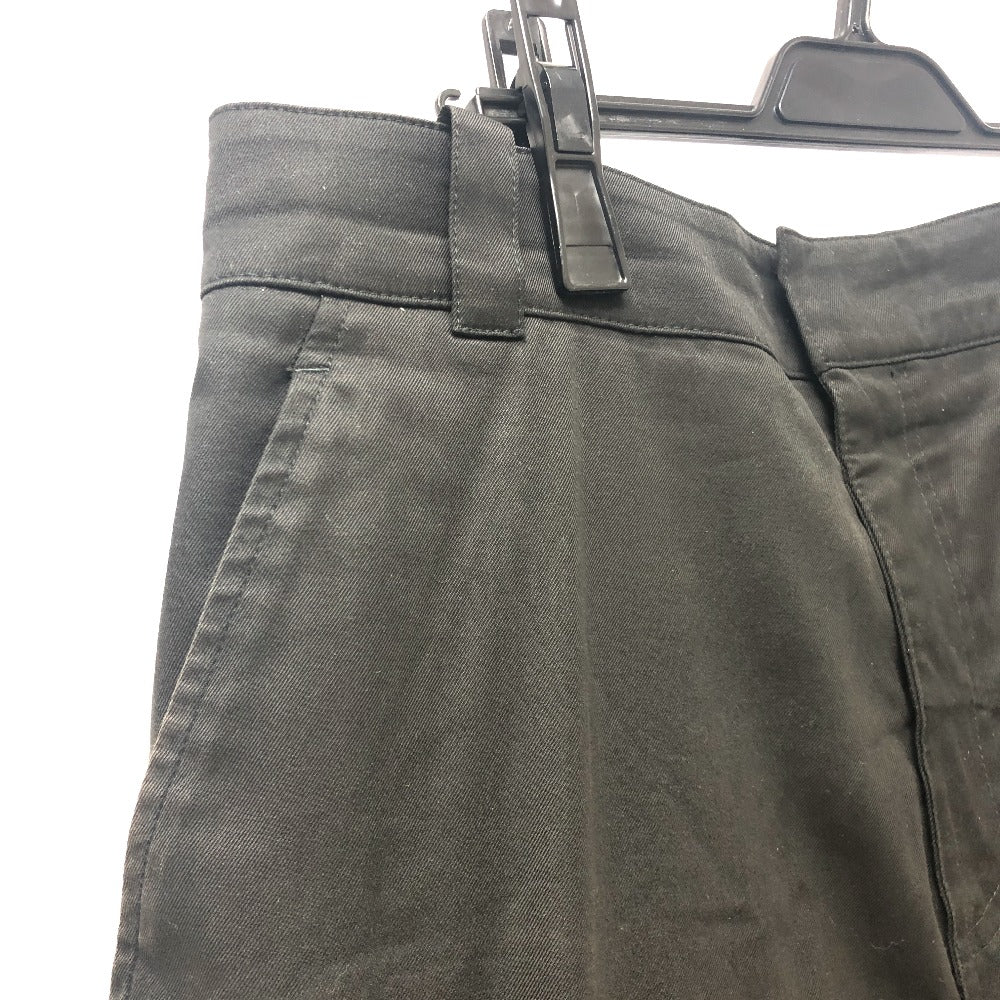Dior Pants 013C101A3866 cotton black Logo patch mens 48 Used Authentic