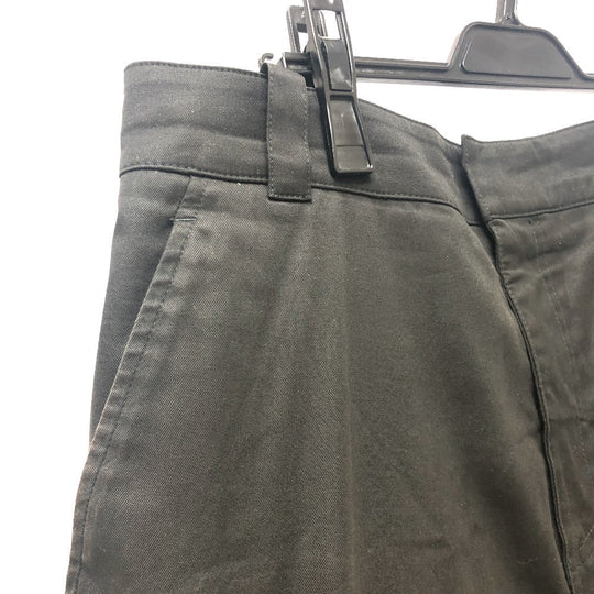 Dior Pants 013C101A3866 cotton black Logo patch mens 48 Used Authentic
