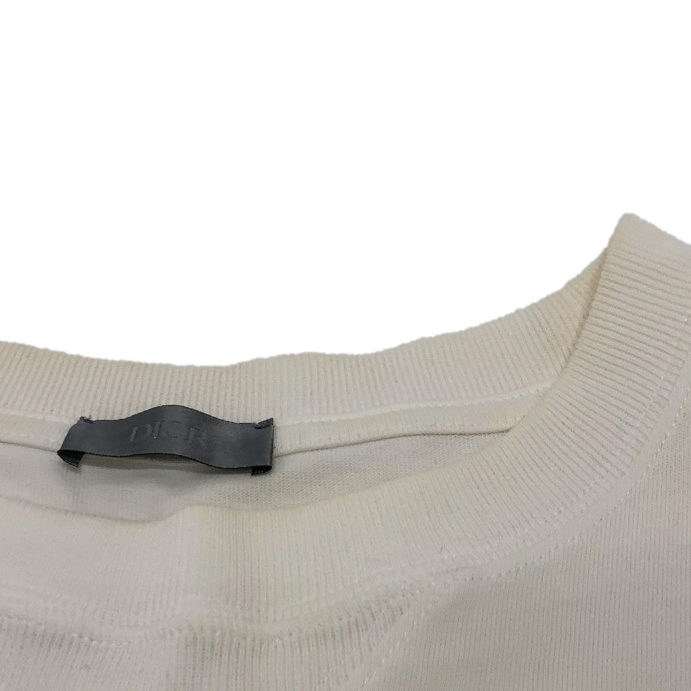 Dior Short sleeve T-shirt 243J685B0 cotton white logo embroidery M