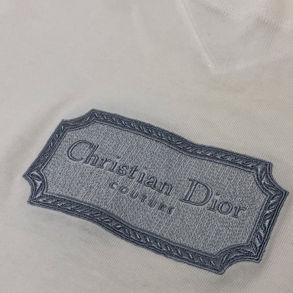 Dior Short sleeve T-shirt 243J685B0 cotton white logo embroidery M