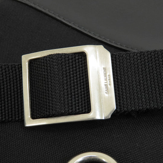SAINT LAURENT Shoulder Bag canvas black logo