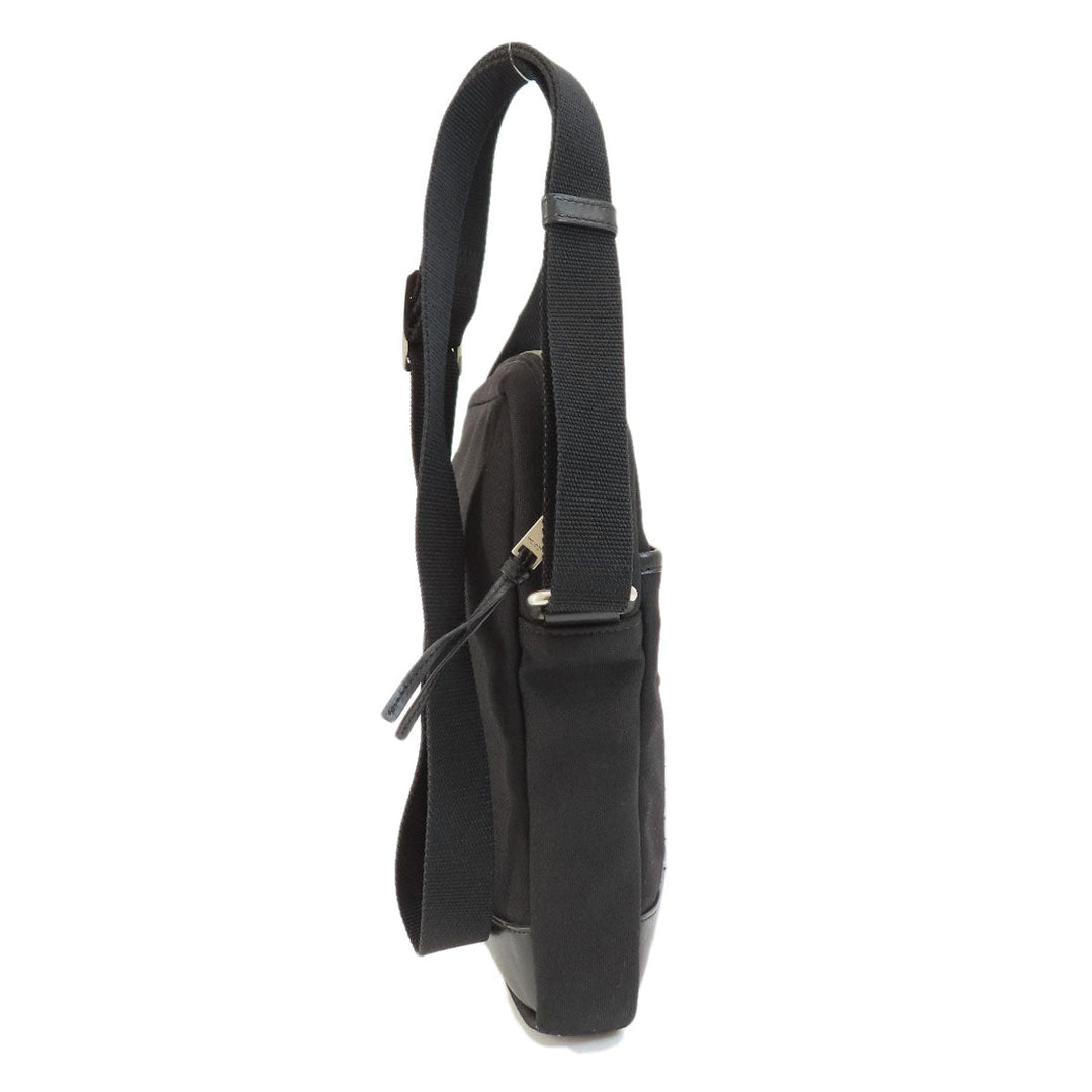 SAINT LAURENT Shoulder Bag canvas black logo