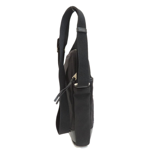 SAINT LAURENT Shoulder Bag canvas black logo