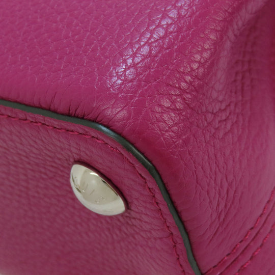 LOUIS VUITTON Handbag M22514 Taurillon Clemence Leather pink Capusine BB Women Used Authentic