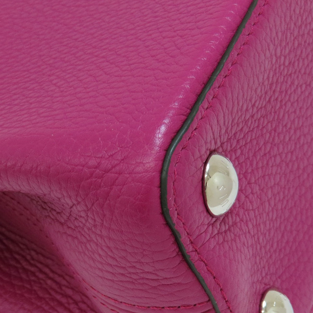 LOUIS VUITTON Handbag M22514 Taurillon Clemence Leather pink Capusine BB Women Used Authentic