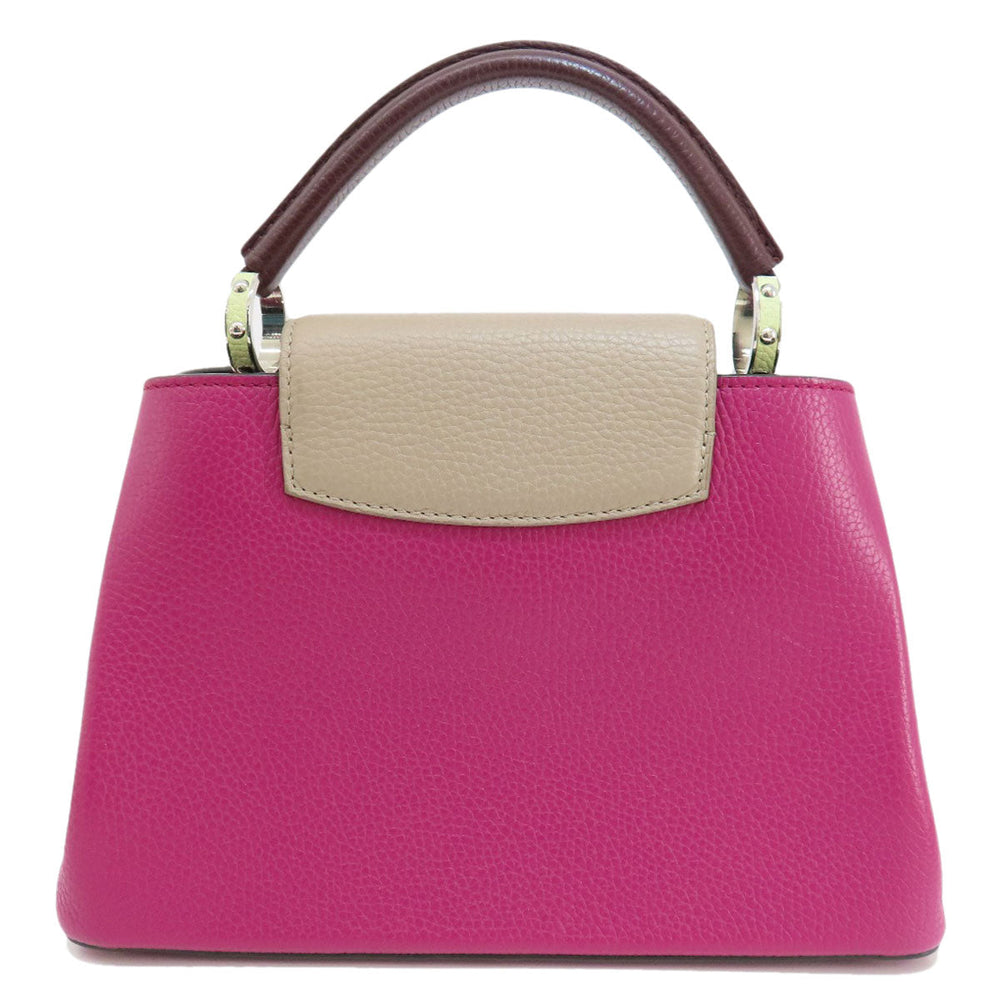 LOUIS VUITTON Handbag M22514 Taurillon Clemence Leather pink Capusine BB Women Used Authentic