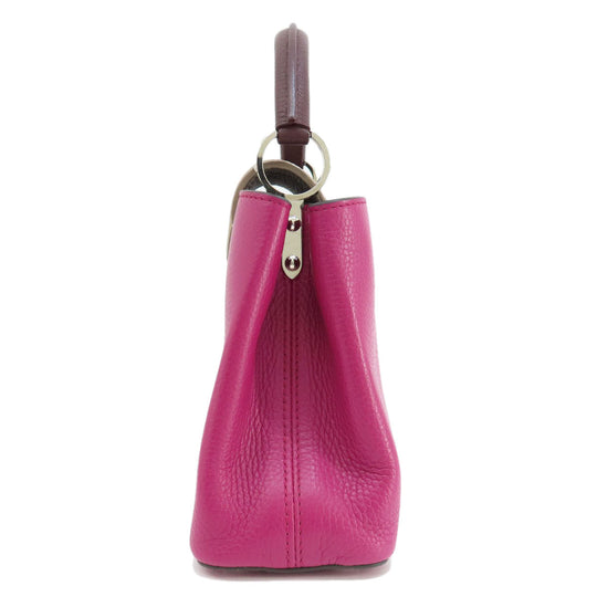 LOUIS VUITTON Handbag M22514 Taurillon Clemence Leather pink Capusine BB Women Used Authentic