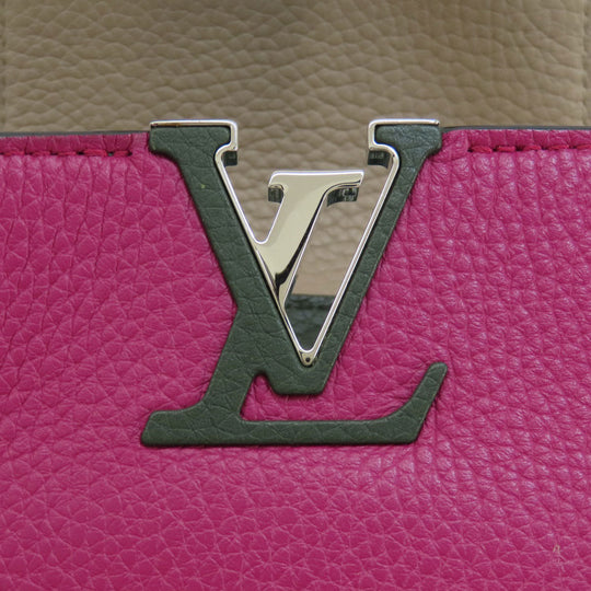 LOUIS VUITTON Handbag M22514 Taurillon Clemence Leather pink Capusine BB Women Used Authentic