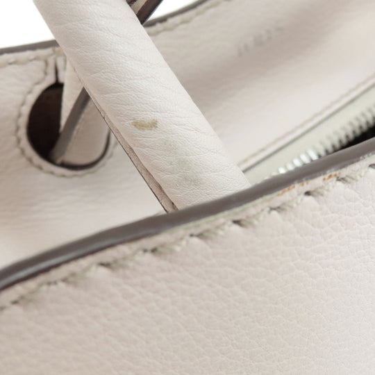 TOD�fS Handbag leather white Sera Women Used Authentic