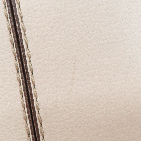 TOD�fS Handbag leather white Sera Women Used Authentic