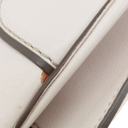 TOD�fS Handbag leather white Sera Women Used Authentic