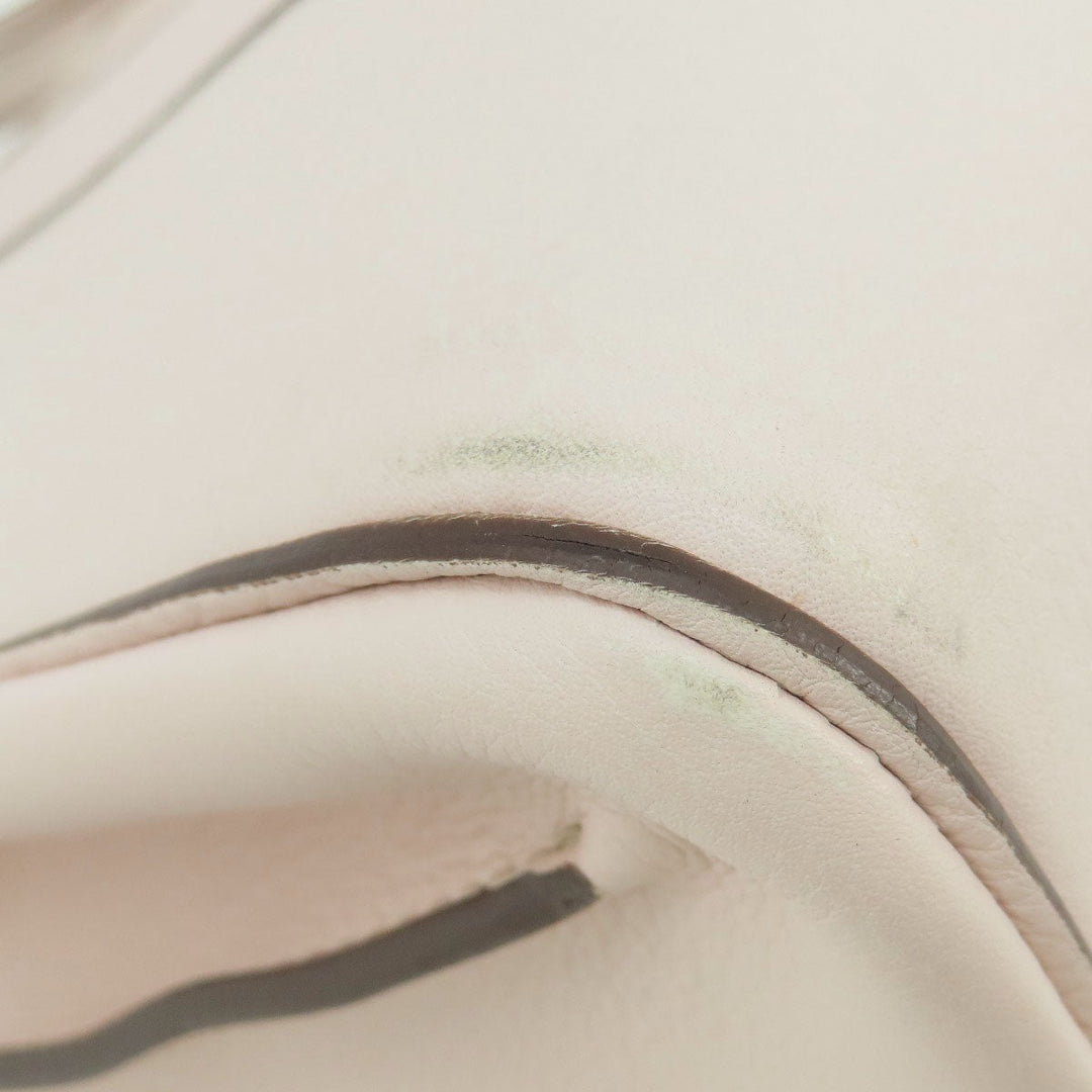 TOD�fS Handbag leather white Sera Women Used Authentic