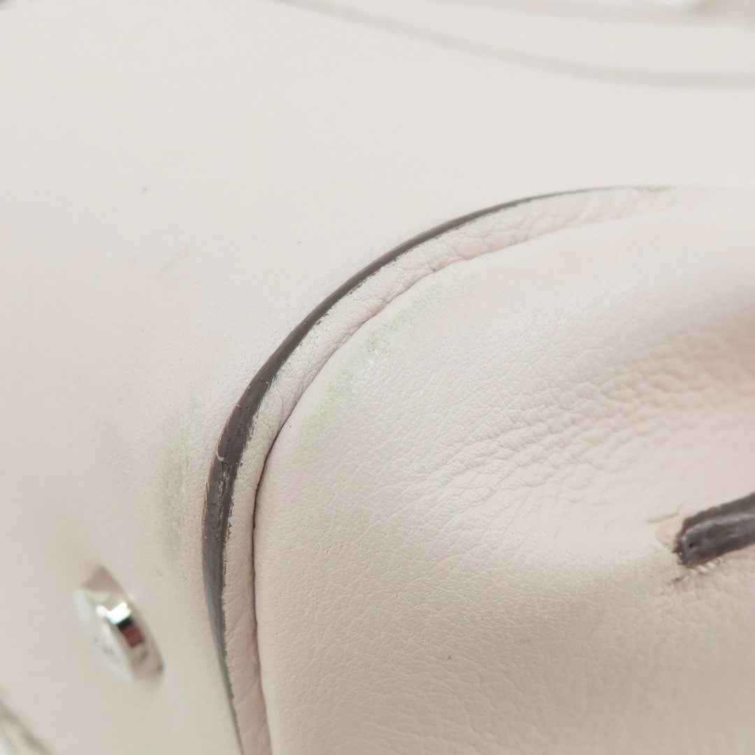 TOD�fS Handbag leather white Sera Women Used Authentic