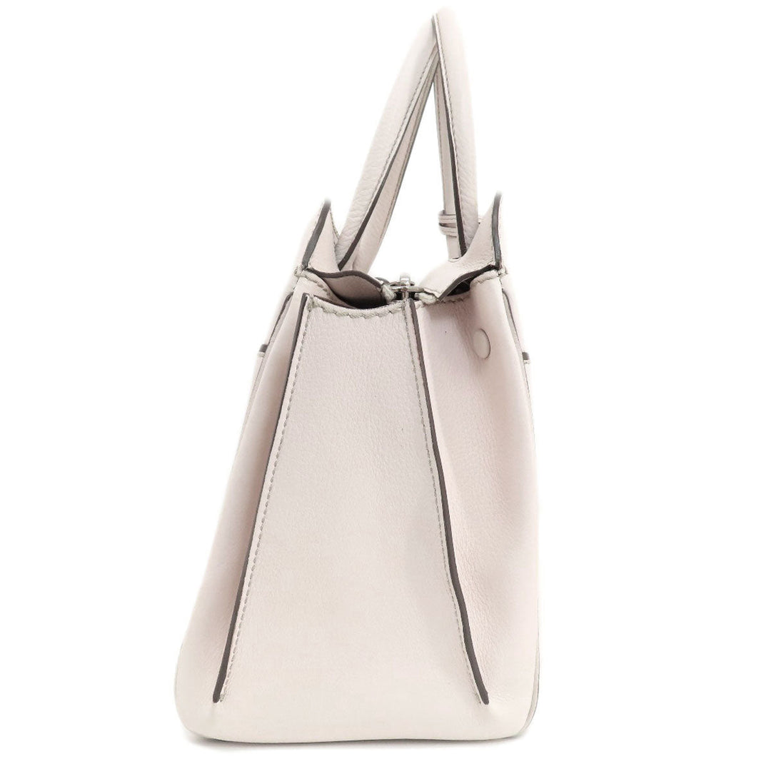 TOD�fS Handbag leather white Sera Women Used Authentic