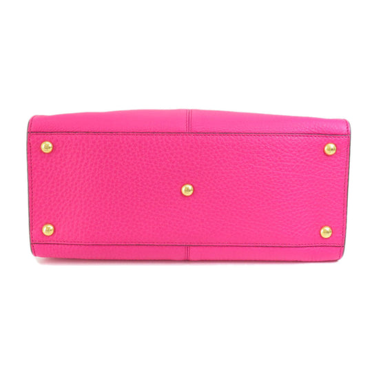 FENDI Handbag Calfskin pink Peekaboo X-Rite 2WAY Women Used Authentic