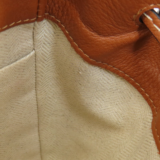 LOEWE Handbag 314.39.V07 Canvas, Leather Brown anagram Hammock 2WAY Women Used Authentic