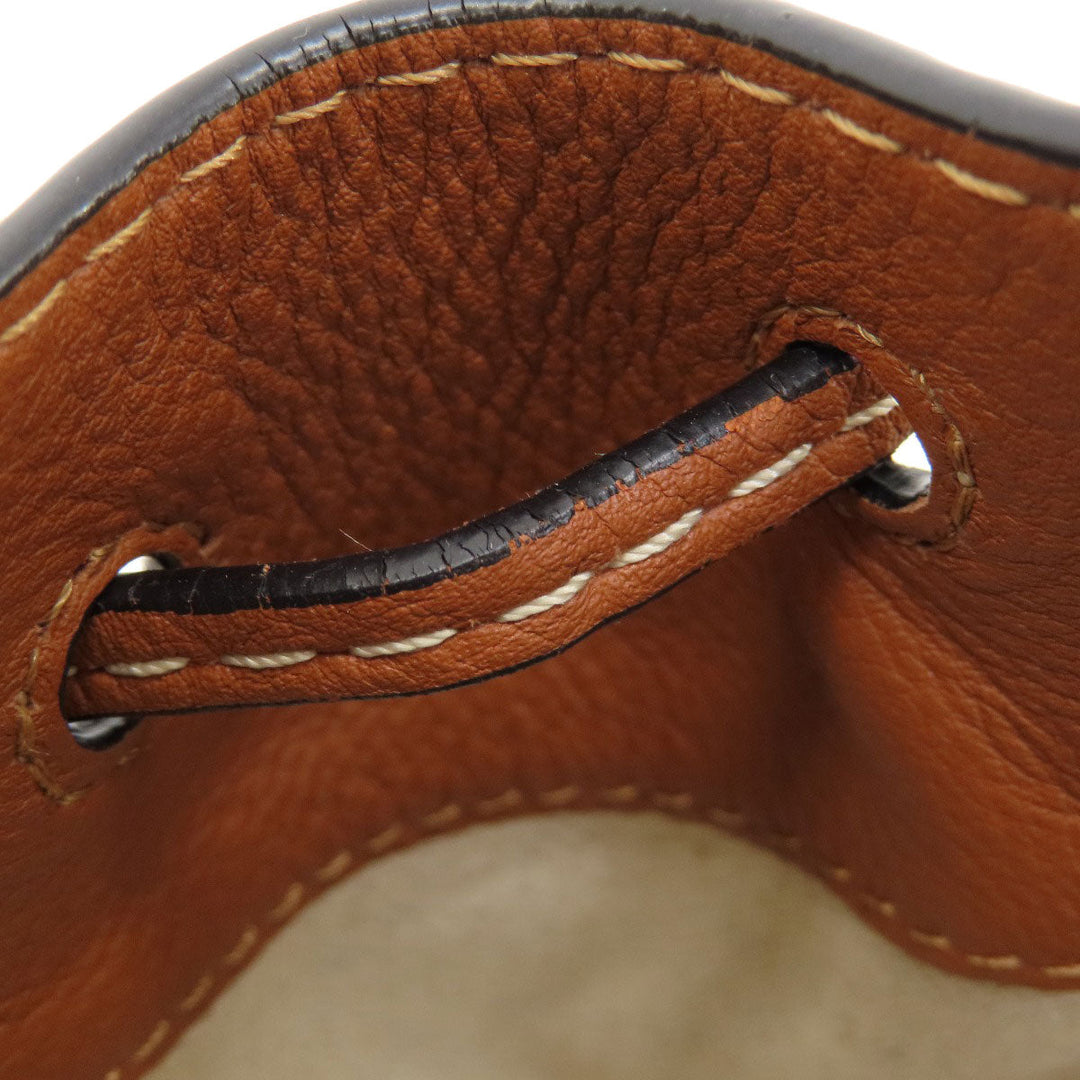 LOEWE Handbag 314.39.V07 Canvas, Leather Brown anagram Hammock 2WAY Women Used Authentic