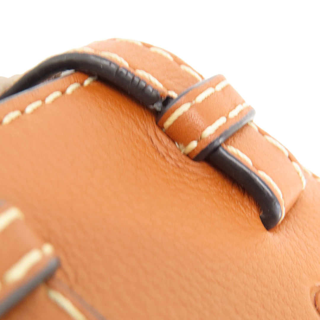 LOEWE Handbag 314.39.V07 Canvas, Leather Brown anagram Hammock 2WAY Women Used Authentic