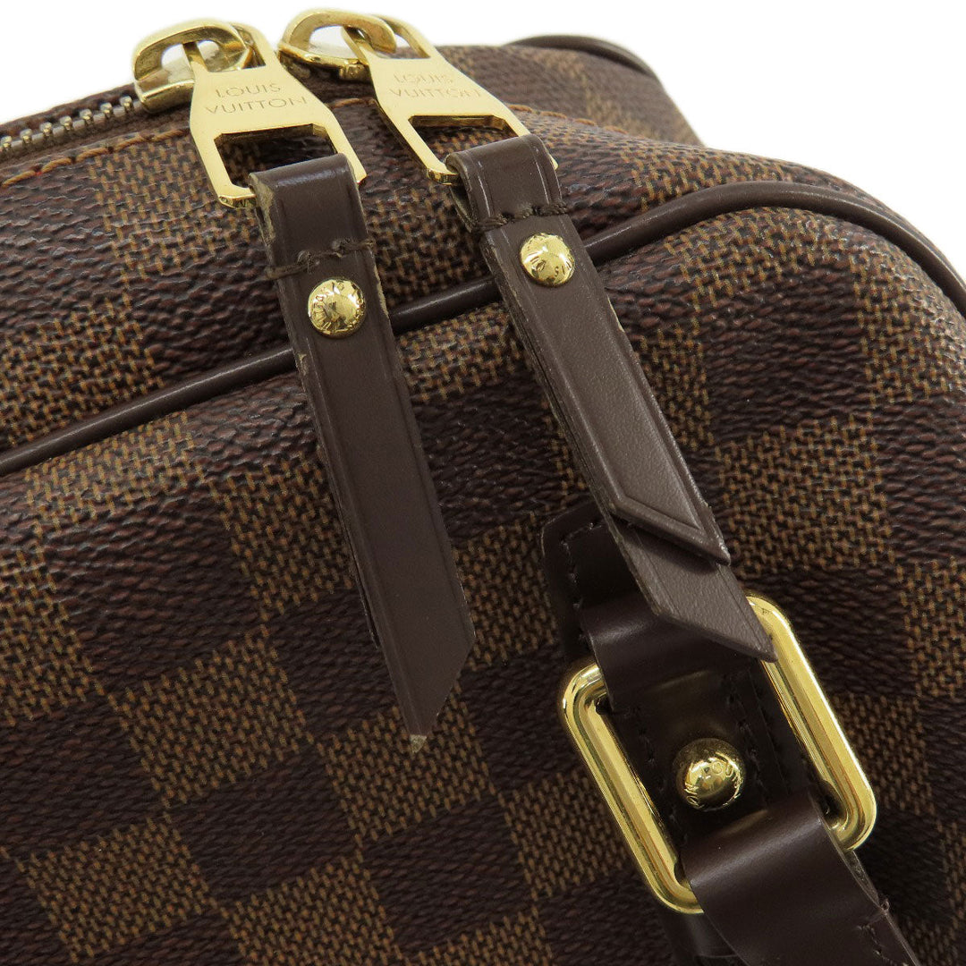 LOUIS VUITTON Handbag N41158 Damier canvas Brown Rivington GM Damier Ebene Women Used Authentic