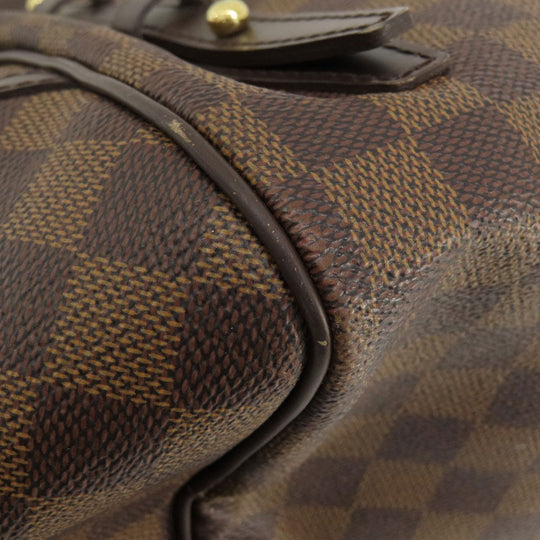 LOUIS VUITTON Handbag N41158 Damier canvas Brown Rivington GM Damier Ebene Women Used Authentic