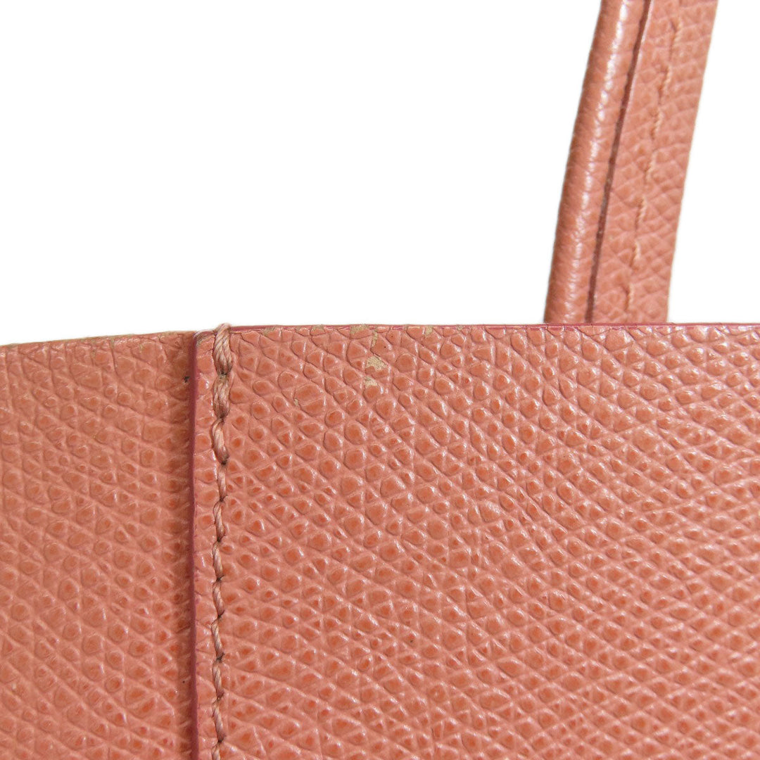 CELINE Tote Bag leather pink Vertical Cabas 2WAY