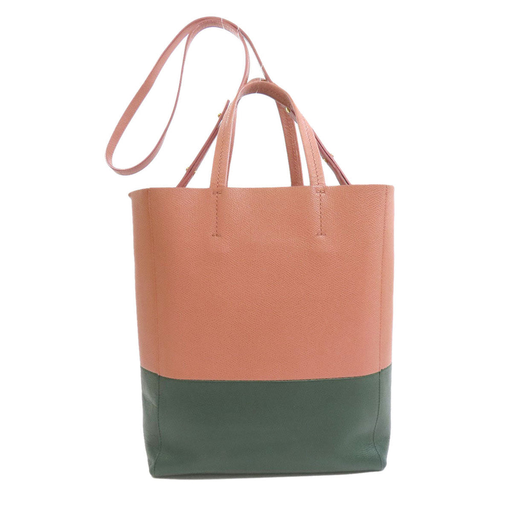 CELINE Tote Bag leather pink Vertical Cabas 2WAY