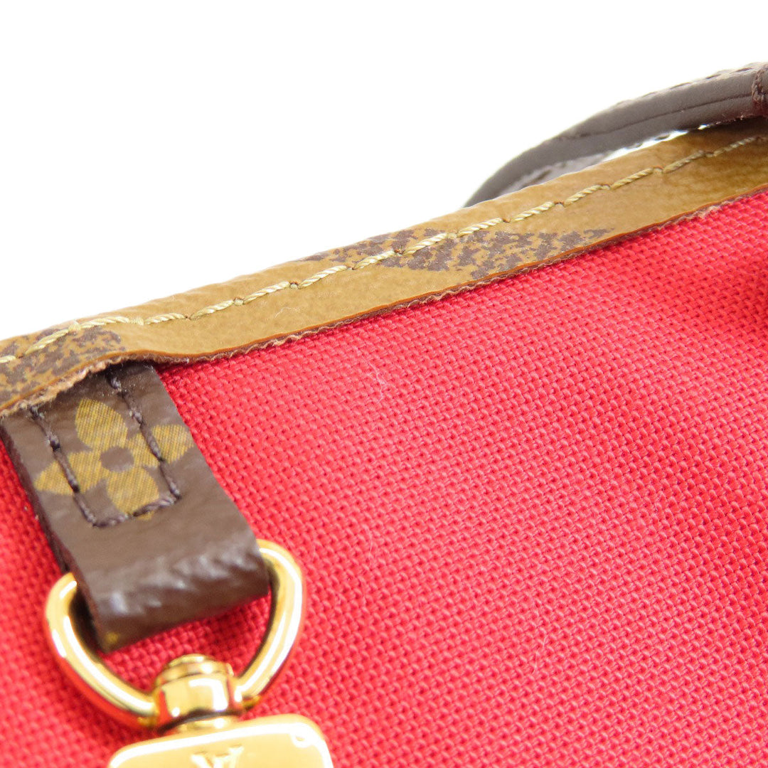 LOUIS VUITTON Tote Bag M45039 Monogram reverse Brown On the Go MM Monogram Giant Women Used Authentic