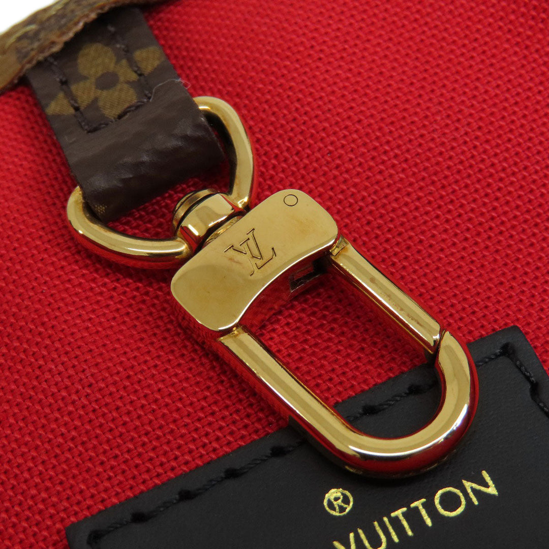 LOUIS VUITTON Tote Bag M45039 Monogram reverse Brown On the Go MM Monogram Giant Women Used Authentic