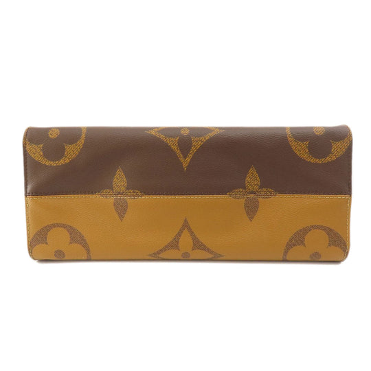 LOUIS VUITTON Tote Bag M45039 Monogram reverse Brown On the Go MM Monogram Giant Women Used Authentic