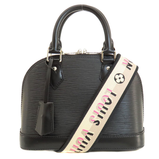 LOUIS VUITTON Handbag M59217 Epi black Alma BB