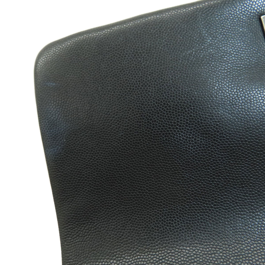 CHANEL Handbag Grained Calfskin Skin black Matrasse 2WAY